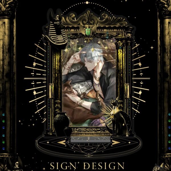 Me2U|Egyptian - Style Ornate Acrylic Photocard Stand