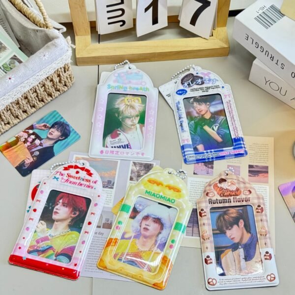 Me2U|Vibrant Snack - Themed 3 - Inch PVC Photocard Holder