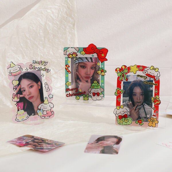 Me2U|Festive - Themed Cartoon Acrylic Photocard Display Frame