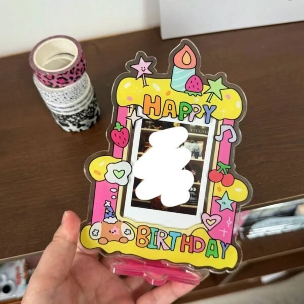 Me2U|Variety - Themed Happy Birthday Creative Acrylic Photocard Display Frame Collection