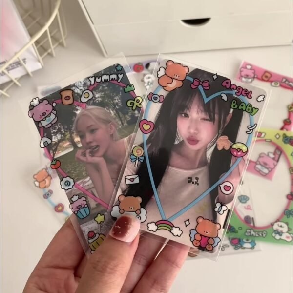 Me2U|Kawaii Cartoon - Themed Clear Card Sleeves