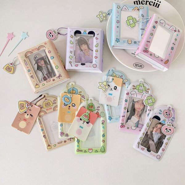 Me2U|Cute Cartoon PVC Card Holder & Display Ornament for 3 - inch Polaroids