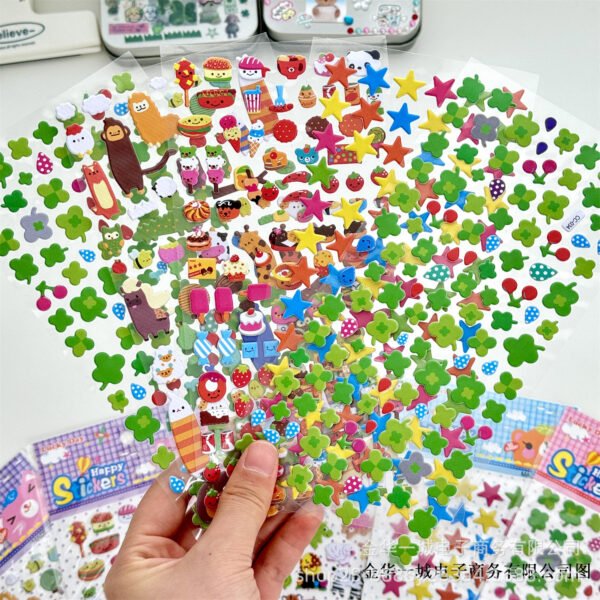 Me2U|Assorted Cartoon Bubble Stickers Collection