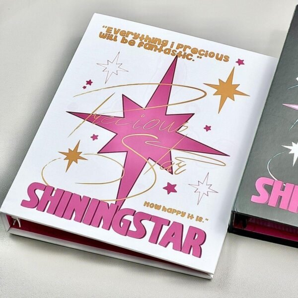 Me2U|Precious Star-Themed Bold Graphic Card Binder Album