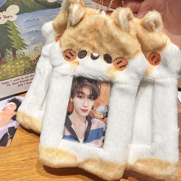 Me2U|Shiba Inu-Inspired Plush Photo Display Card Holder