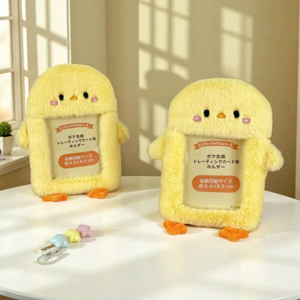Me2U|Adorable Chick Plush Photo Display Card Holder
