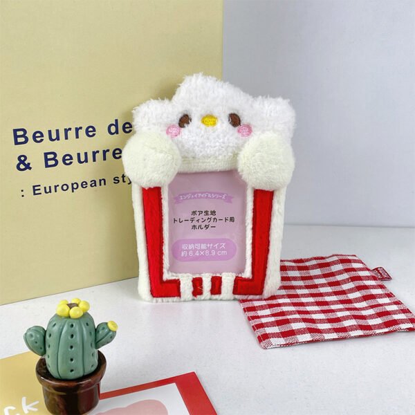 Me2U|Whimsical Plush Snack-Inspired Photo Display Card Holder Collection