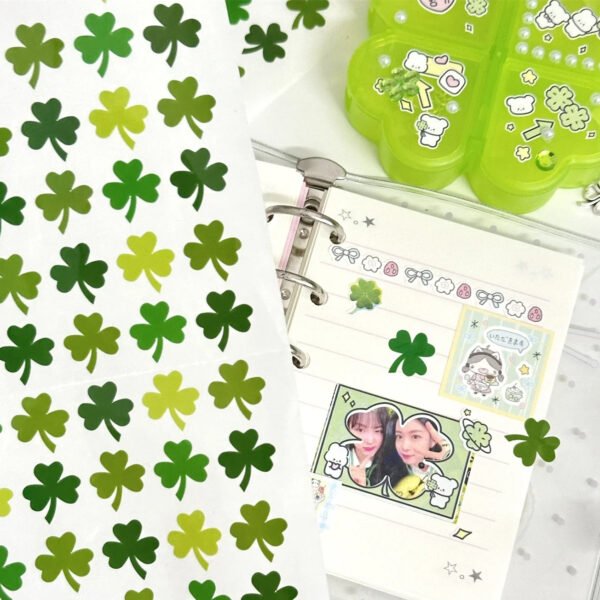 Me2U|Gradient Clover Guka Decor Stickers