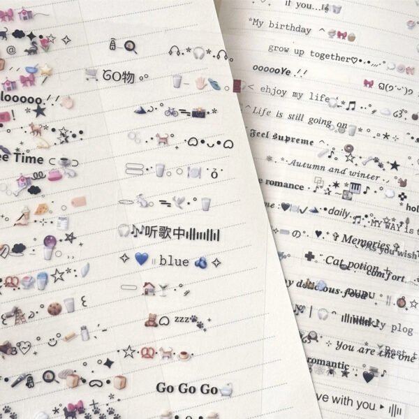 Me2U|Ins-Style Caption Guka Stickers